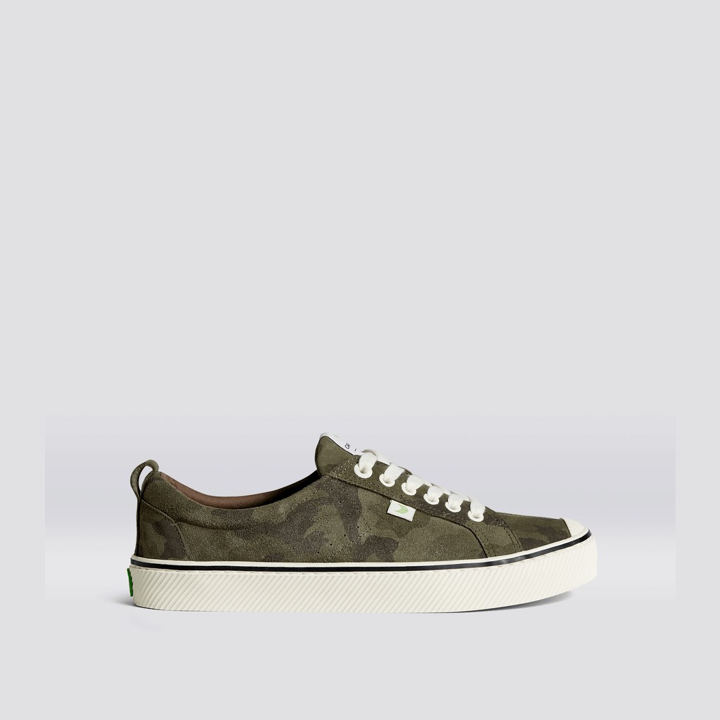 OCA LOW Cariuma Low Top Daim Camouflage Homme | QBP-3062296